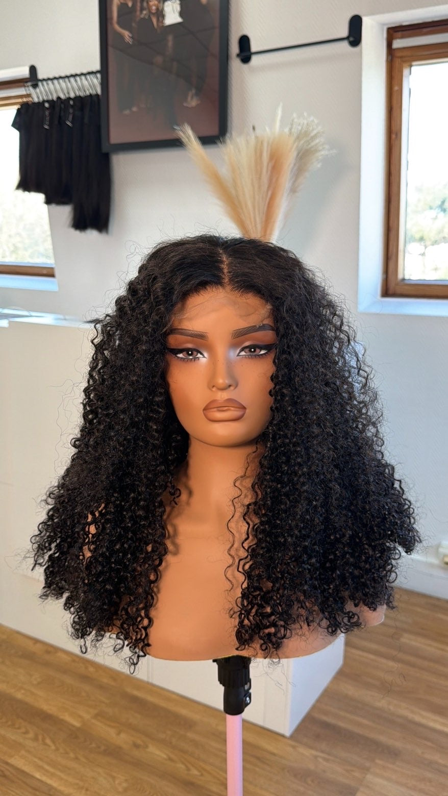 Perruque Bouclée Cheveux