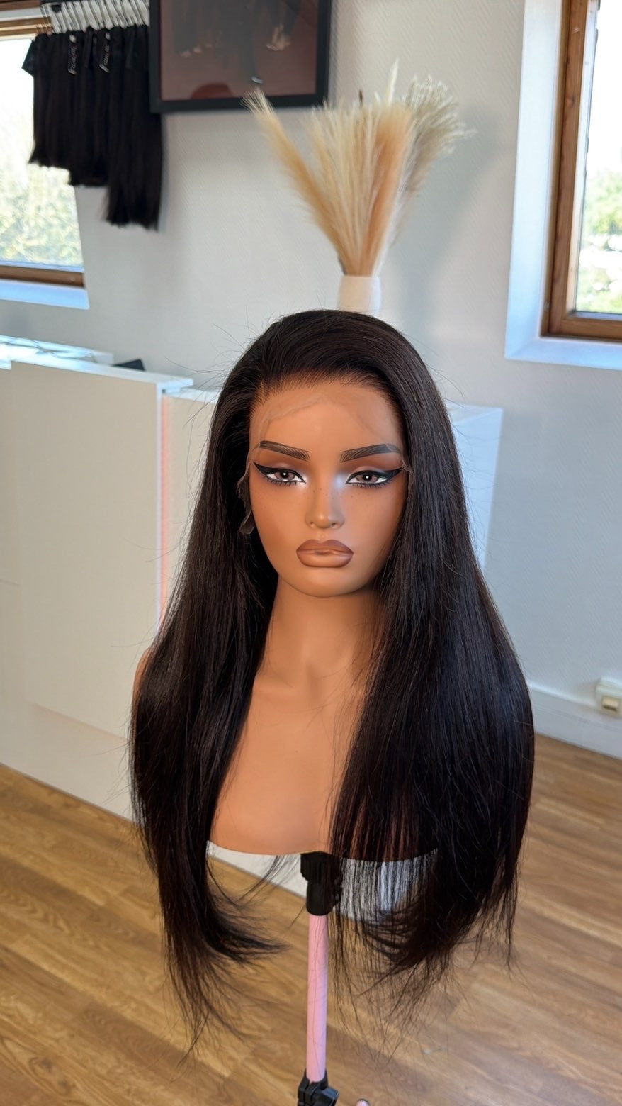 perruque lace straight 