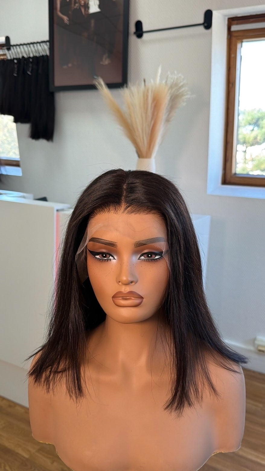 perruque lace straight 